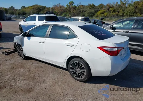 2016 Toyota Corolla S Plus from USA, damaged, VIN 2T1BURHEXGC488987